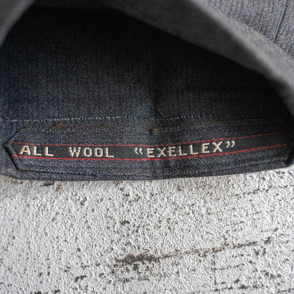 1970s Japan vintage gray based stripe-like slacks