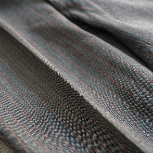 1980s Japan vintage chambray × orange stripe slacks