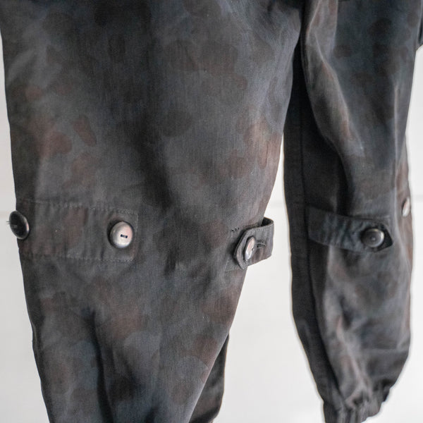 1950-60s Austrian military camouflage cargo pants -over dyed-