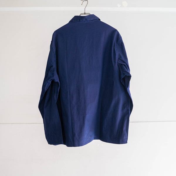 1980s VIETNAM navy cotton 100 work jacket 'dead stock'