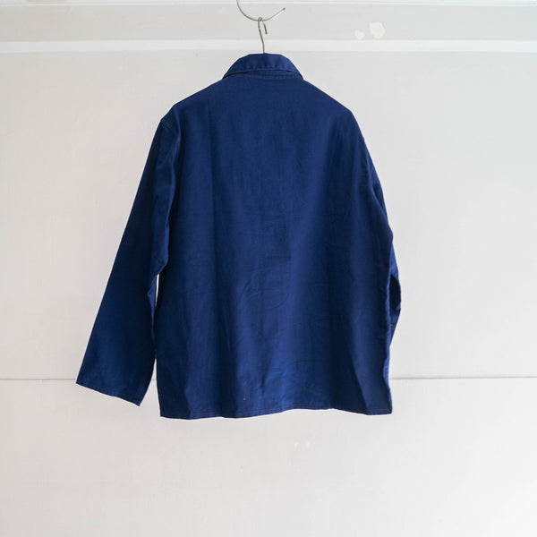 1970-80s French China navy cotton 100 work jacket ‘dead stock'