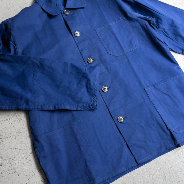 1970-80s French China navy cotton 100 work jacket ‘dead stock'