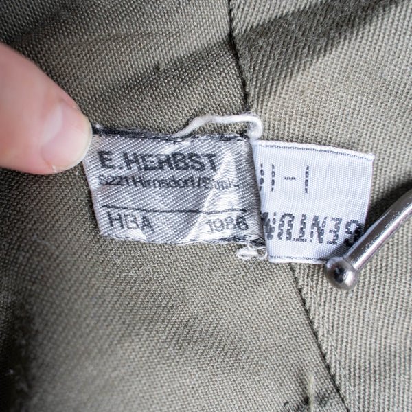 1970-90s Austrian military dark green cargo pants -2