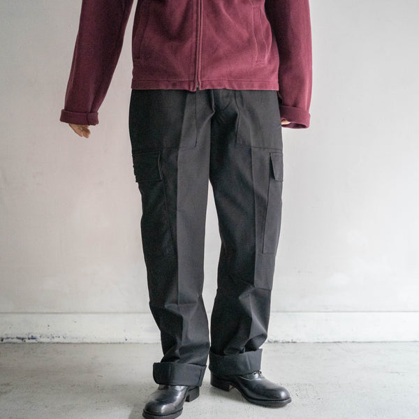 1990s British military cargo pants 'dead stock' -original black-