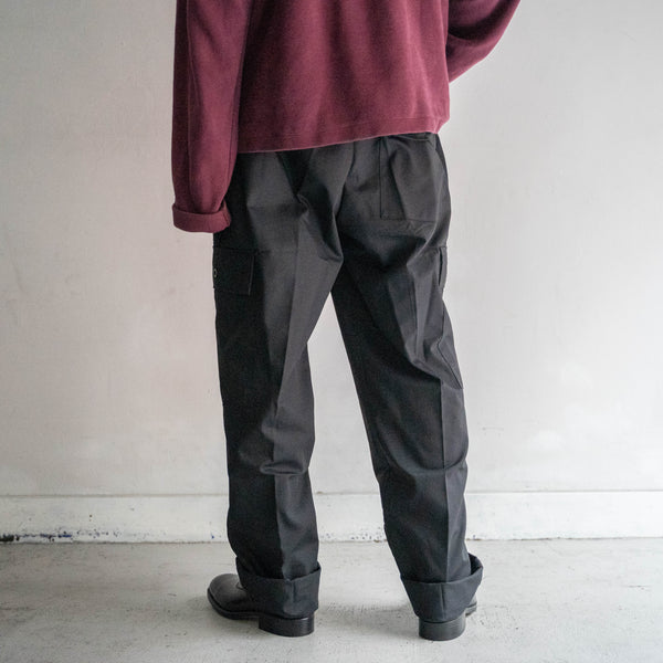 1990s British military cargo pants 'dead stock' -original black-