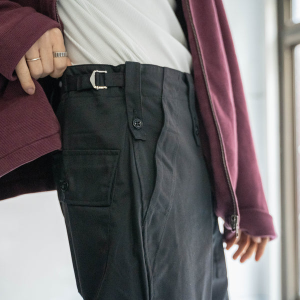 1990s British military cargo pants 'dead stock' -original black-