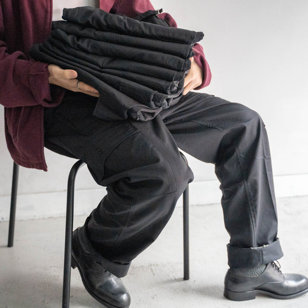 1990s British military cargo pants 'dead stock' -original black-