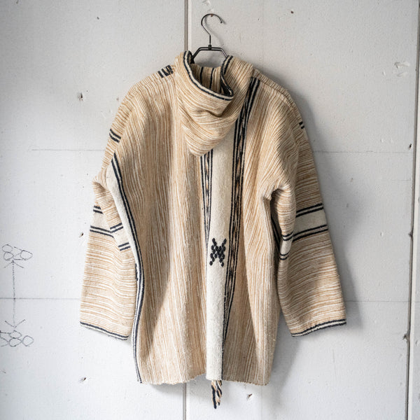 around 1990s ethnic design toggle button parka