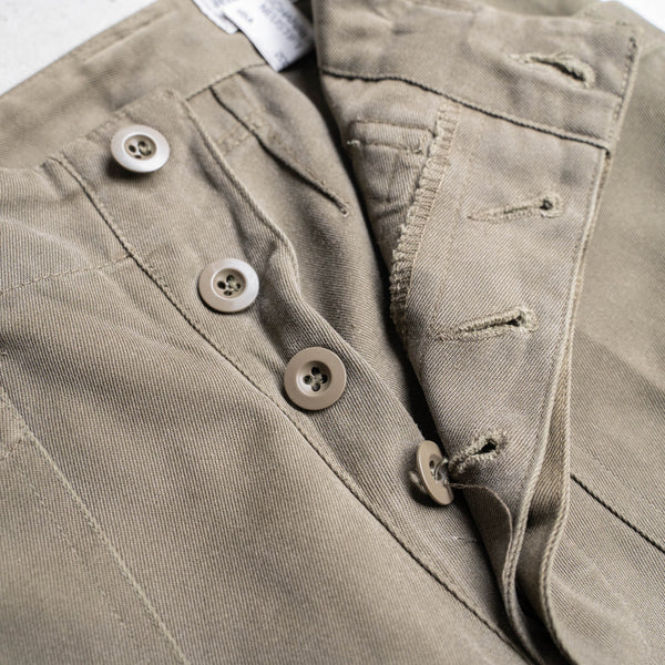 1970-90s Austrian military dark green cargo pants
