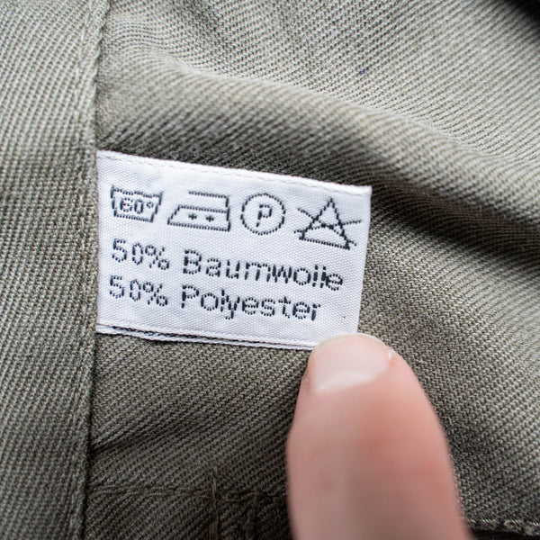1970-90s Austrian military dark green cargo pants