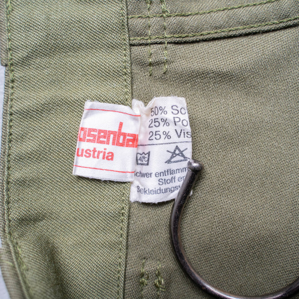 2000s Austrian military cargo pants with patch
