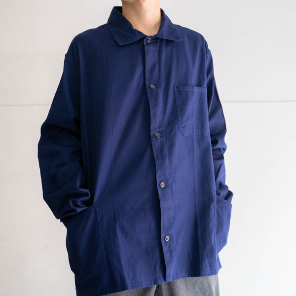 1980s VIETNAM navy cotton 100 work jacket 'dead stock'