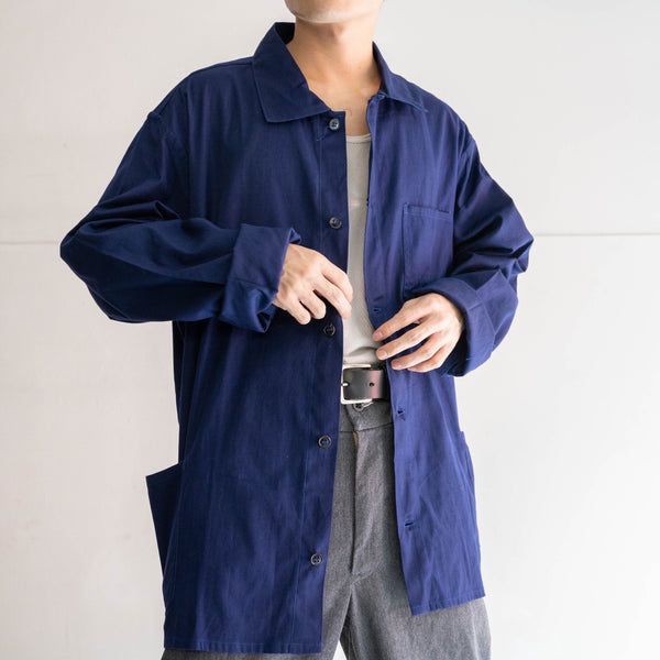 1980s VIETNAM navy cotton 100 work jacket 'dead stock'