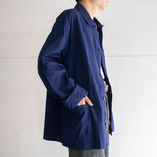 1980s VIETNAM navy cotton 100 work jacket 'dead stock'