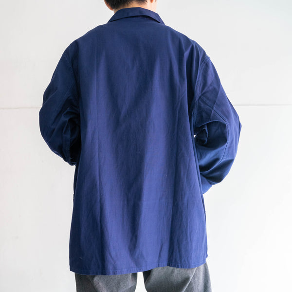 1980s VIETNAM navy cotton 100 work jacket 'dead stock'