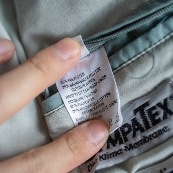 1980s ice blue good-gimmick half coat