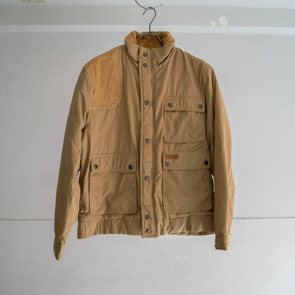 1980s khaki short hunting blouson