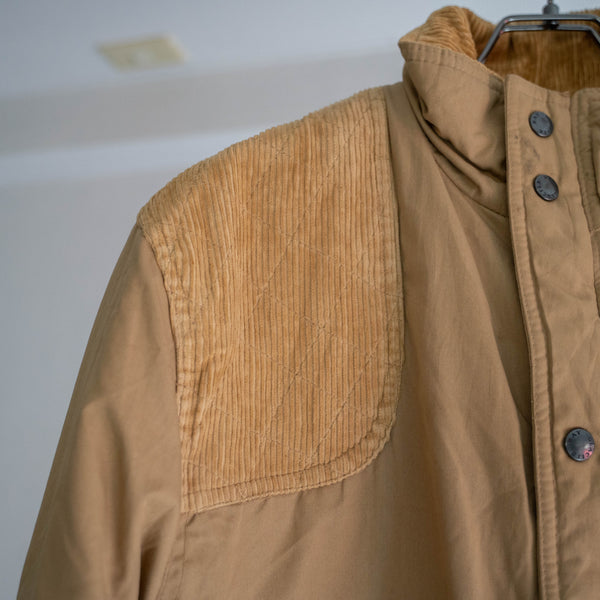 1980s khaki short hunting blouson