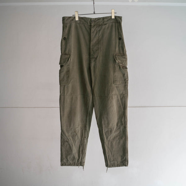 1960-80s French military M64 cargo pants -2