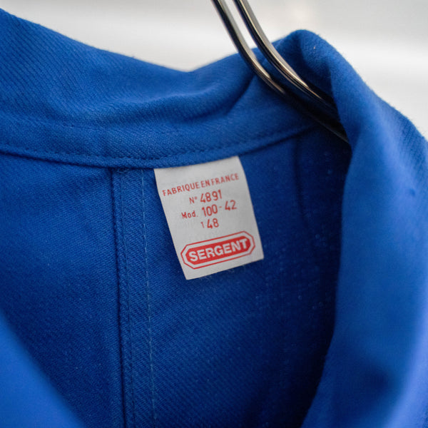 around 1980s France light blue cotton twill work jacket 'dead stock'