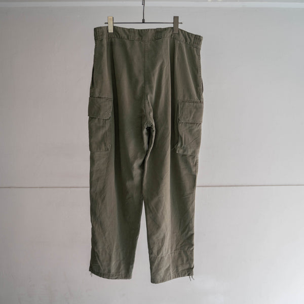 1960-80s French military M64 cargo pants -3