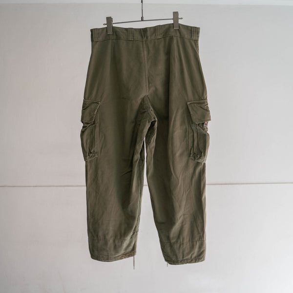 1960-80s French military M64 cargo pants -1