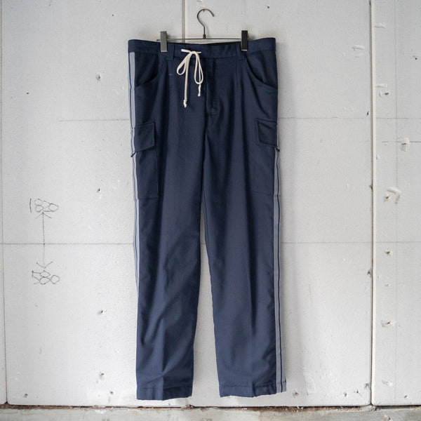 2000s Austrian police side line cargo pants -waist code remake-