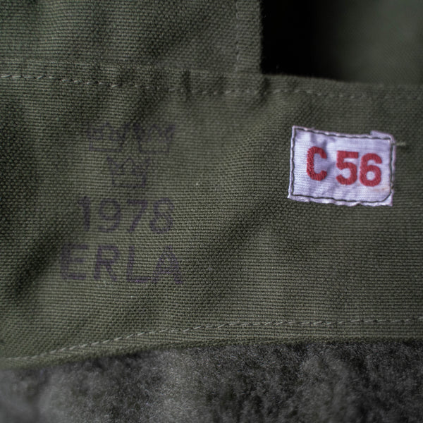 1970s Swedish military motorcycle pants with liner 'dead stock'