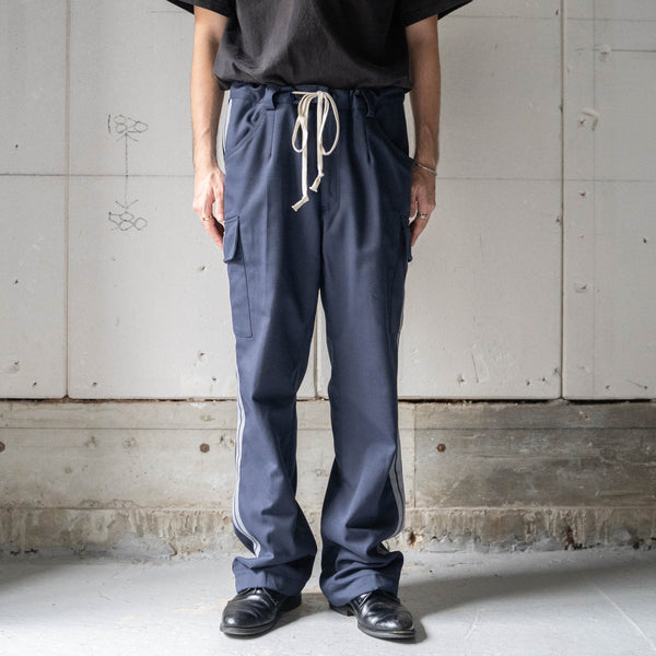 2000s Austrian police side line cargo pants -waist code remake-