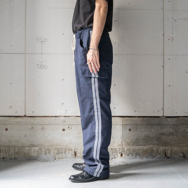 2000s Austrian police side line cargo pants -waist code remake-