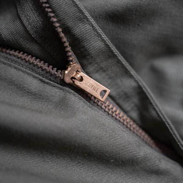 1980s US military green utility pants 'dead stock'