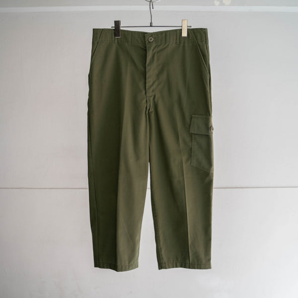 1980s US military green utility pants -with cargo pocket-
