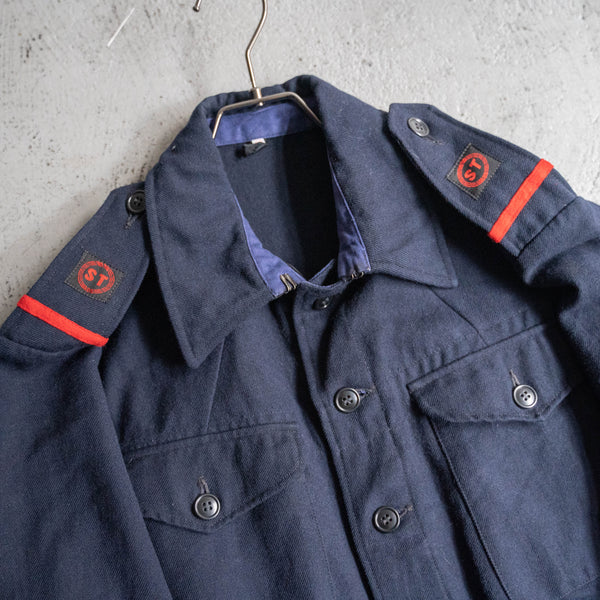 1950-60s France navy battle dress jacket -with ST patch-