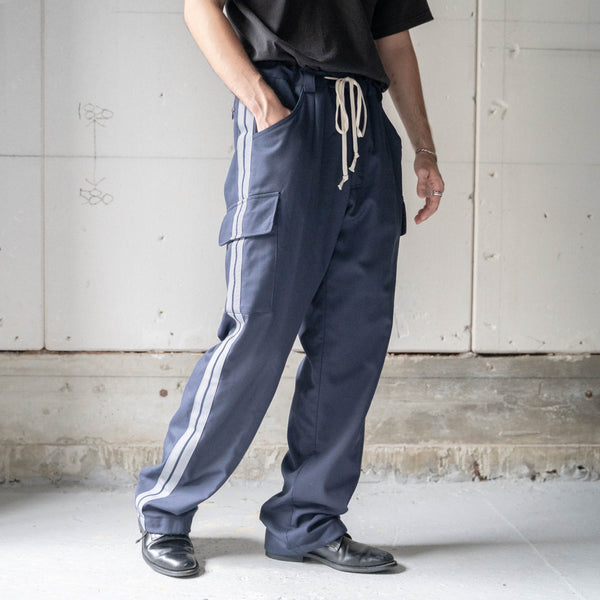 2000s Austrian police side line cargo pants -waist code remake-