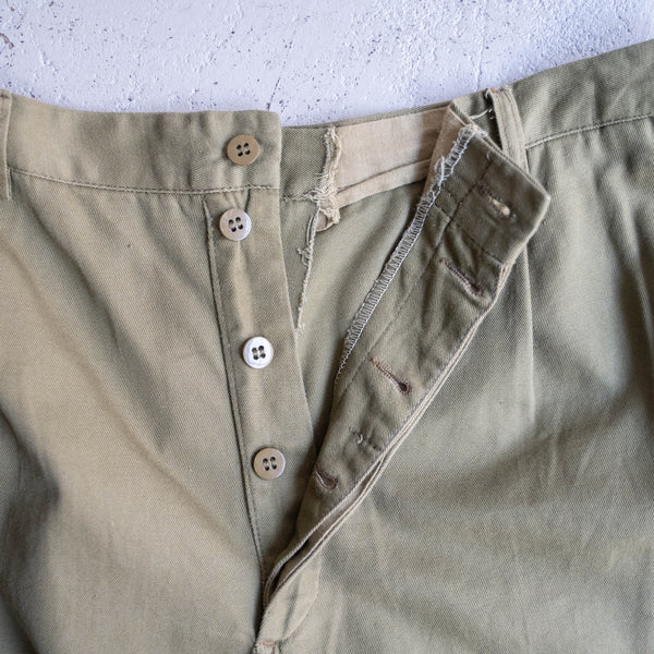 around 1970s Italian military tapered pants