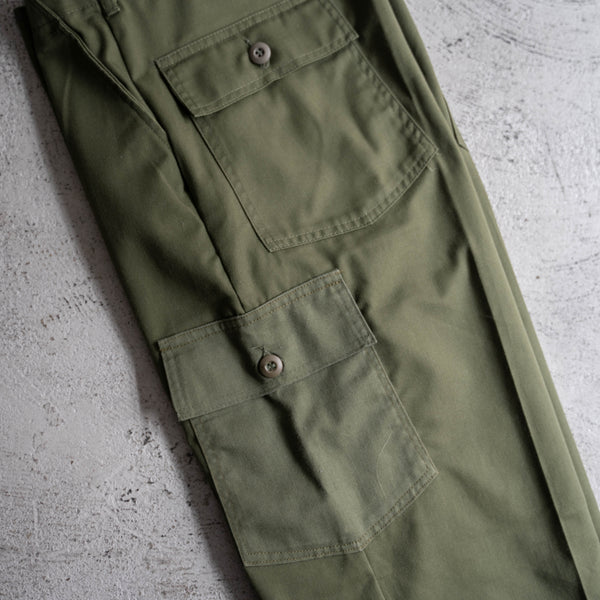 1980s US military green utility pants -with cargo pocket-