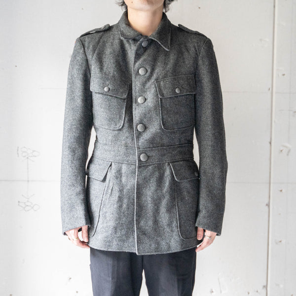 1960s Denmark military gray color wool jacket