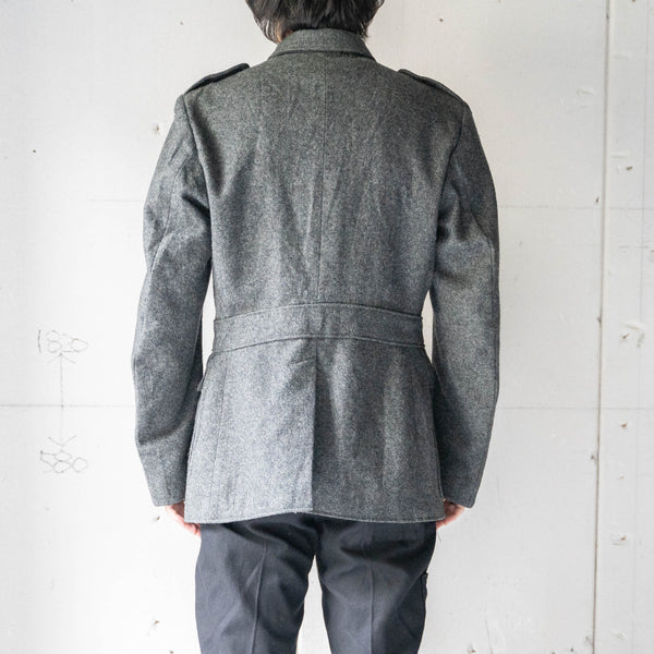 1960s Denmark military gray color wool jacket