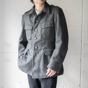 1960s Denmark military gray color wool jacket