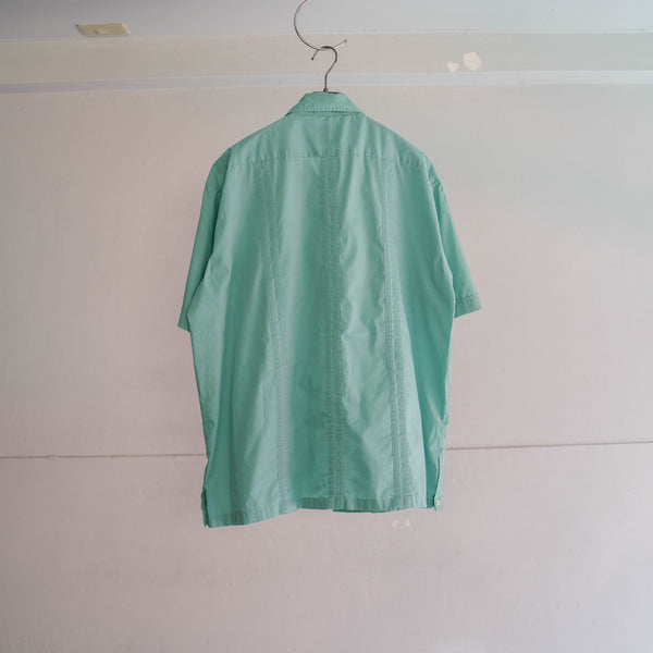 1990s emerald green cuba s/s shirt