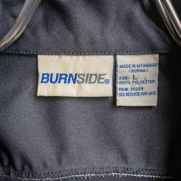 1990s black line design s/s shirt -remake-