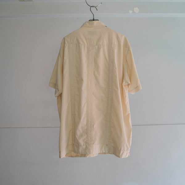 1990s light yellow cuba s/s shirt