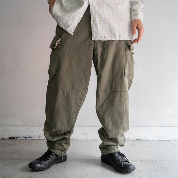 1960-80s French military M64 cargo pants -2