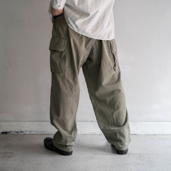 1960-80s French military M64 cargo pants -3