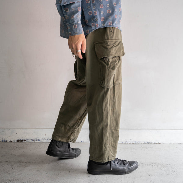 1960-80s French military M64 cargo pants -1