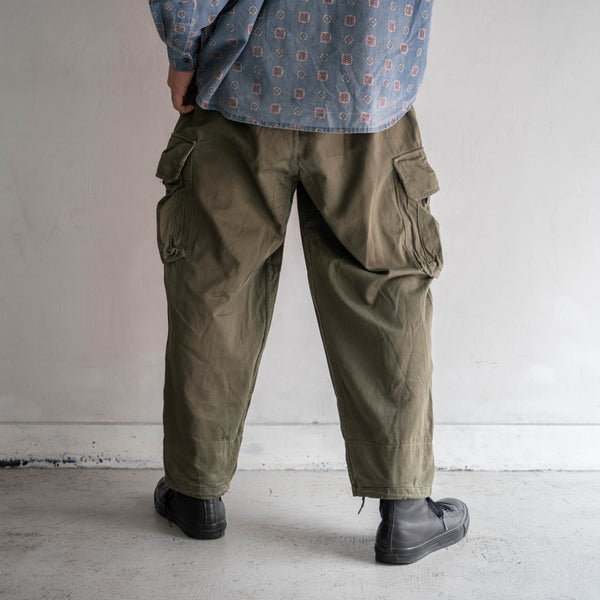 1960-80s French military M64 cargo pants -1