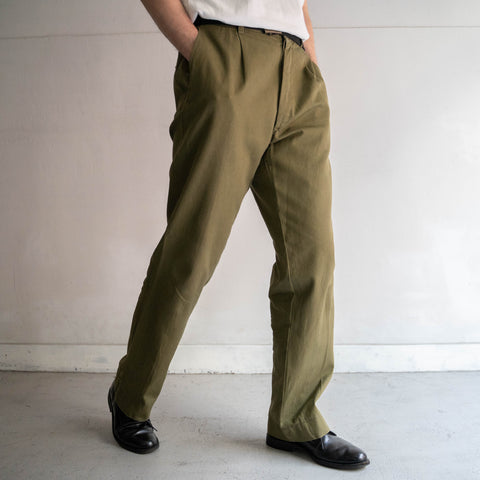 around 1970s Italian military tapered pants