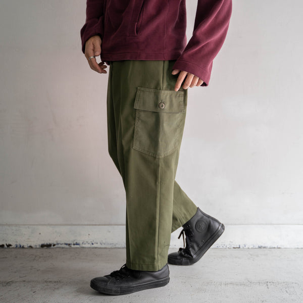 1980s US military green utility pants -with cargo pocket-