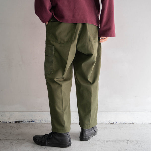 1980s US military green utility pants -with cargo pocket-