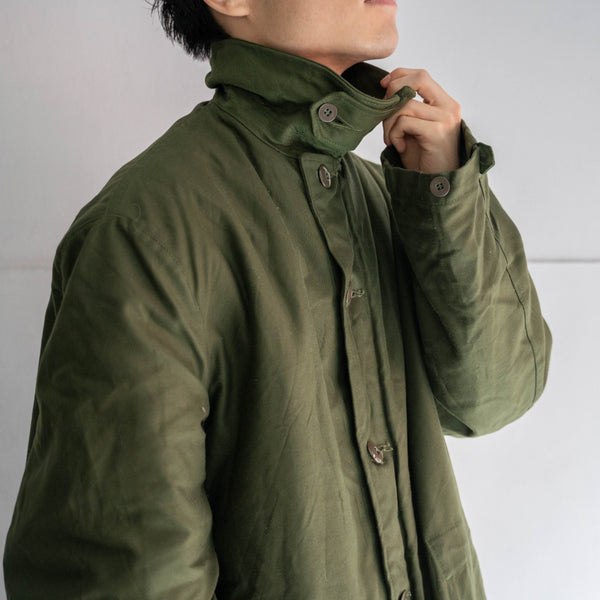 1950-80s Swedish military M-59 coat with liner 'dead stock'